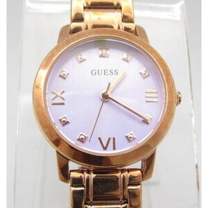 Women Guess Quartz WR Analog 28mm Round Watch (H945) "New Battery"